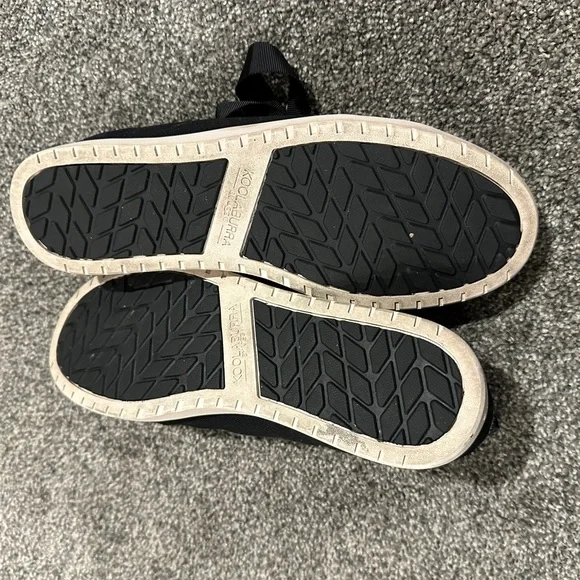 Koolaburra by UGG Women's Penley Sneaker, Black Canvas Lace Up, 10 - Picture 7 of 8